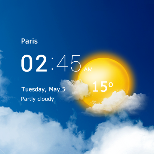 Transparent clock & weather – forecast & radar 3.50.1.5 (Android 4.4+)